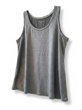 Eileen Fisher 100% organic linen top MEDIUM EUC